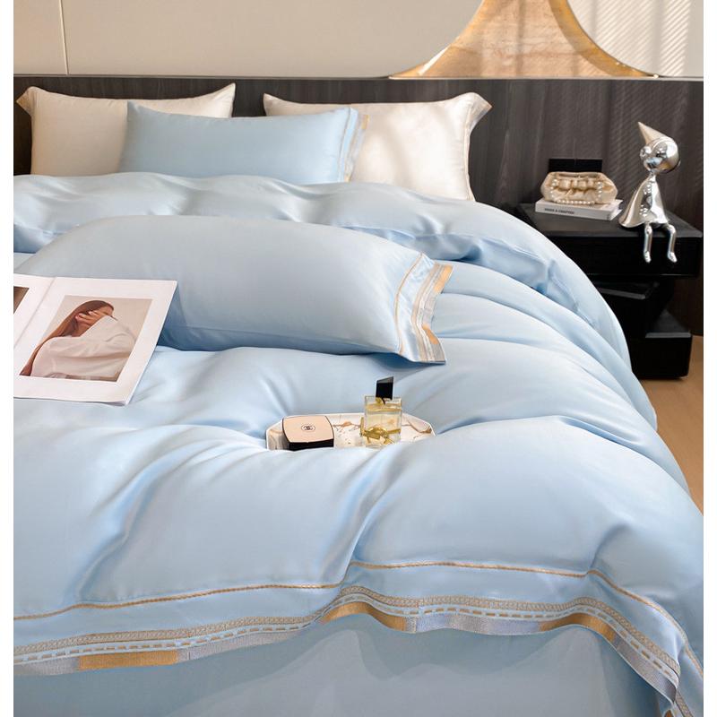 莱床单被套天丝床上四件套夏季冰丝赛尔四化裸睡床品