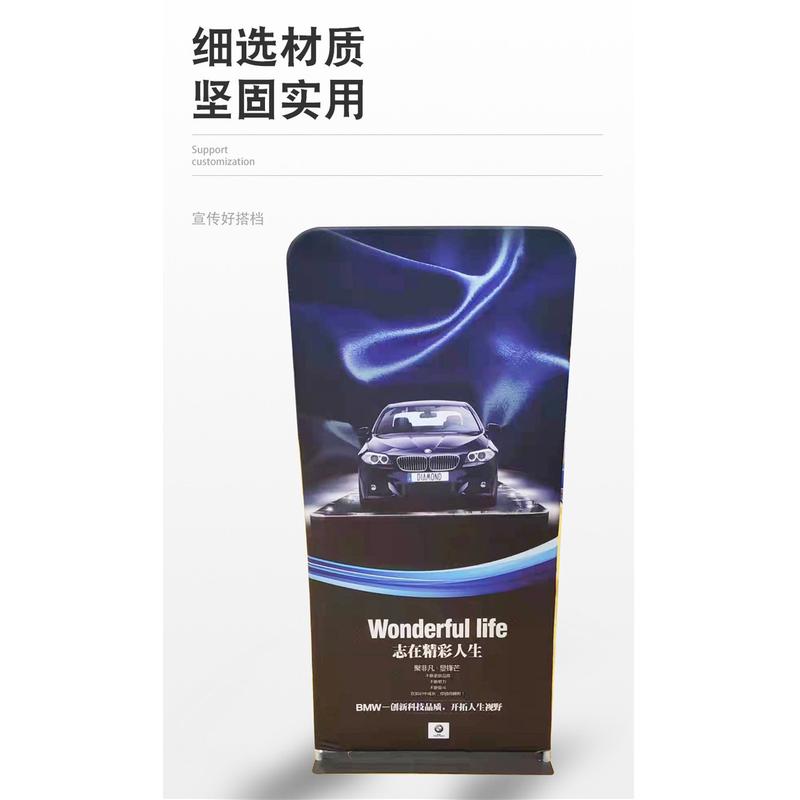 批发商场秀广告牌促销展示架广告架户外双面展架铝合金快幕立牌