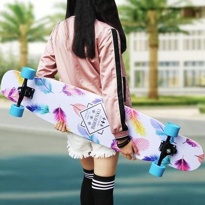 热销长板舞板46英寸双翘板滑板初学者跳舞dancing全能刷街男女生