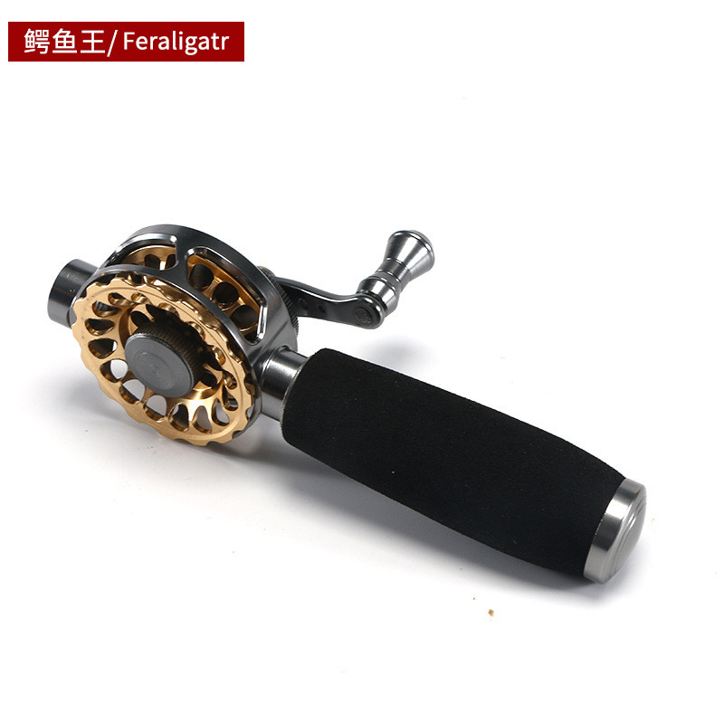 厂家批发19新款全精雕全金属内速比走线中通轮改装鱼渔线轮
