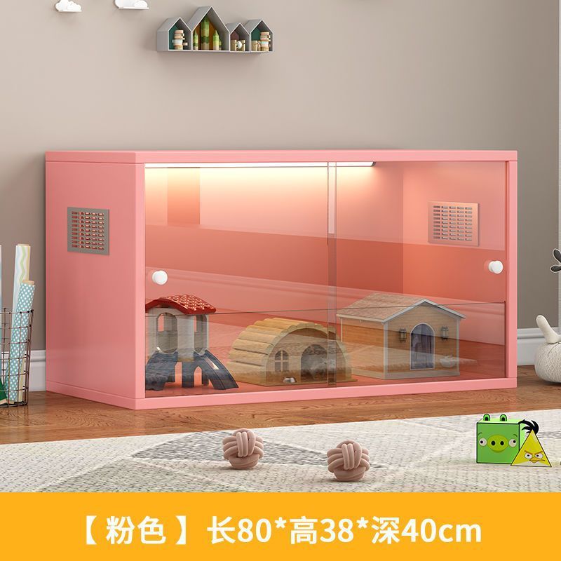金丝熊宝宝用品笼子芦丁鸡饲养箱保温箱小别墅宠物恒温箱育雏多层