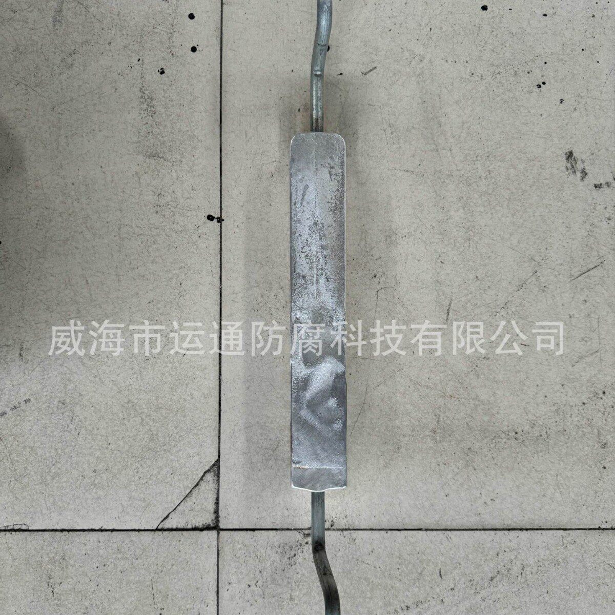 铝合金舱铝阳极支架式船用牺牲铝阳极压载阴极保护管道防腐铝块