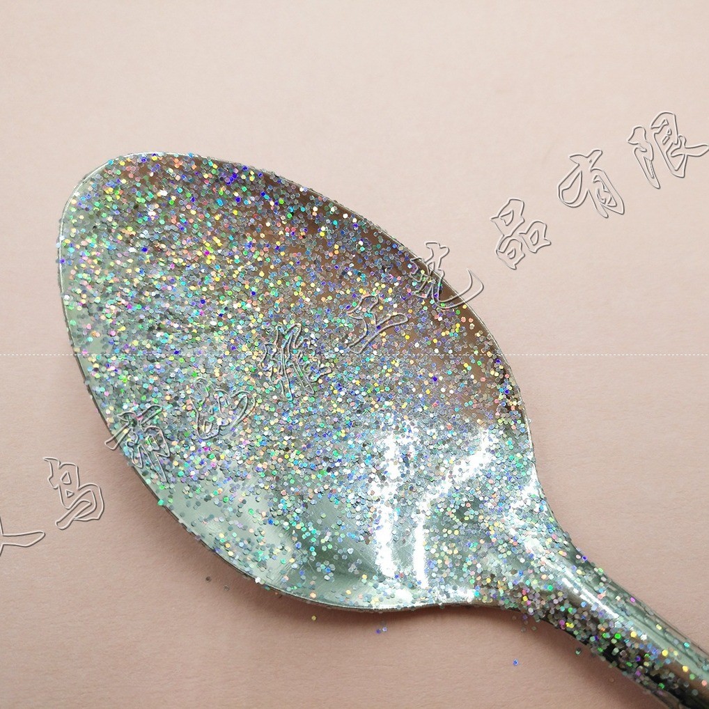 耐溶剂镭射银0.4-2mm64128pet金葱粉美甲细闪粉亮片化妆圣诞礼品