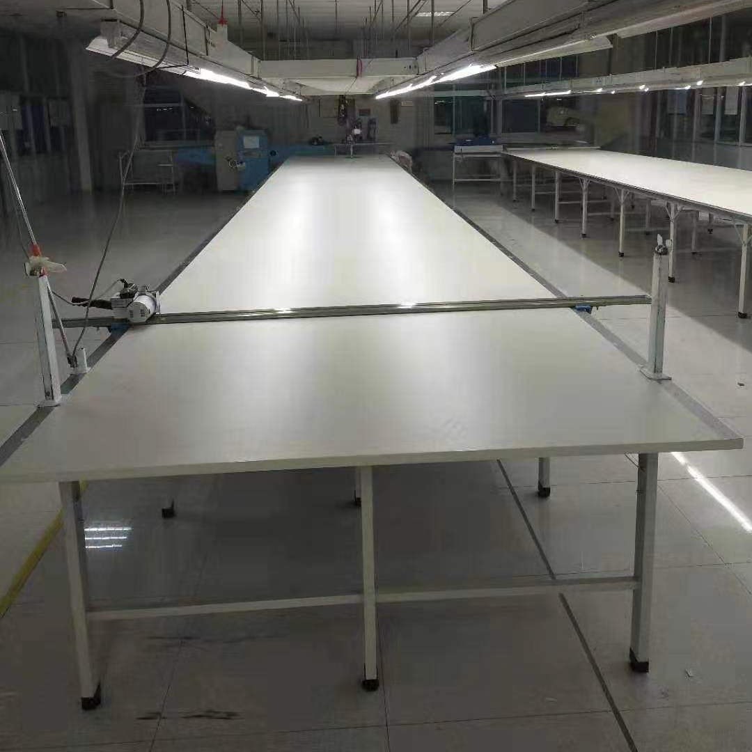 服装制衣厂裁剪台组合裁床台裁剪工作台裁剪桌密度板检验查货桌子