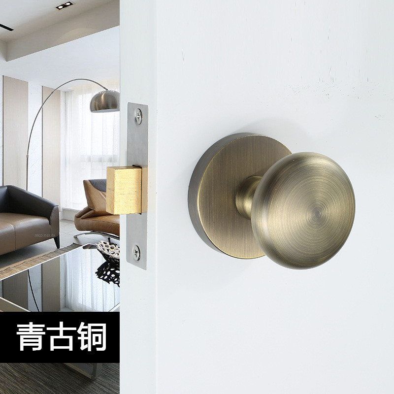 隐形门锁单面室内卧室门锁暗门把手家用通用型房间木门锁隐藏子锁