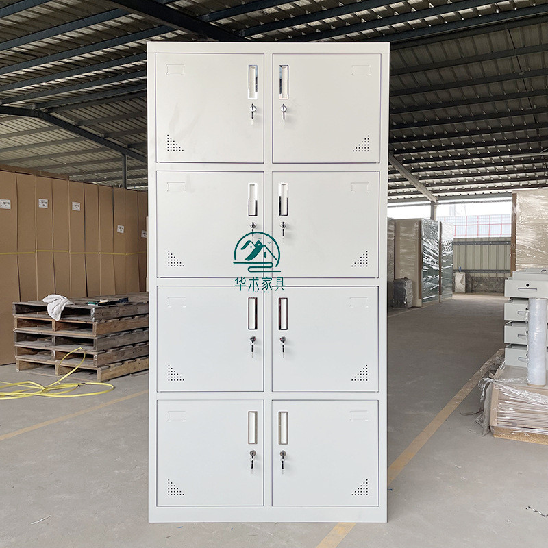 4层8门更衣柜5层10门铁皮储物柜带锁工厂员工宿舍换衣柜存包柜