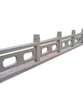 石栏杆厂家专业栏板石栏杆雕刻设计安装市政河道青石栏杆石护栏