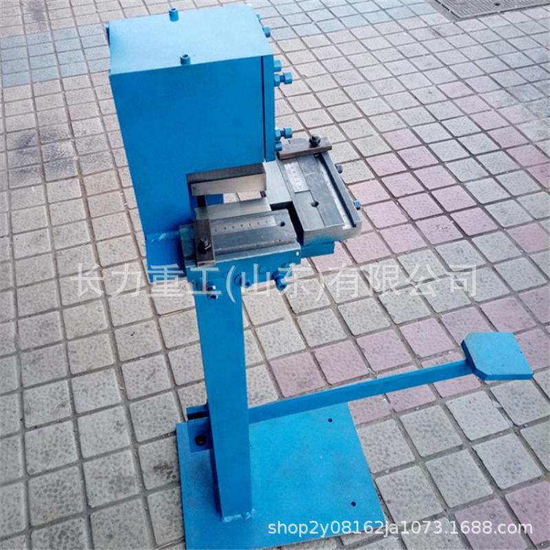 热销济宁长力左右口剪角机脚踏剪角器通风管道剪保障器厂家质量角