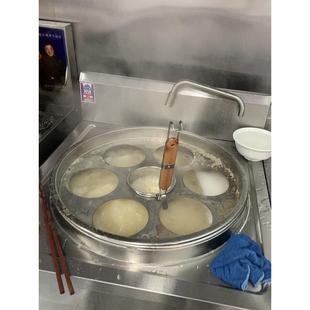 热销A947煮汤面炉蒸包炉7孔加厚活动面板桶格板粉篱板挂架木桶4孔
