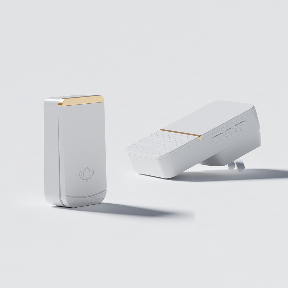 博颖b512家用无线门铃一拖一老人呼叫器智能门铃音乐叮咚数码遥控