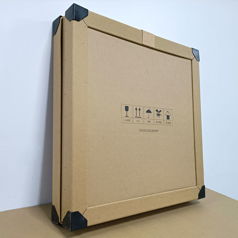 厂家定做天地盖纸盒 油画相框物流婚纱照包装快递画框纸箱包新款