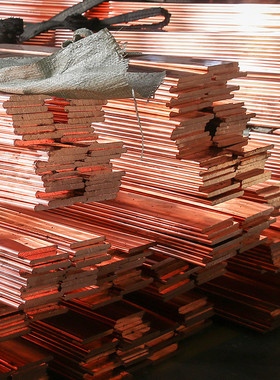 t2t3接地铜排镀锡紫铜排工业紫红紫铜排tmy配电柜导电铜排批发