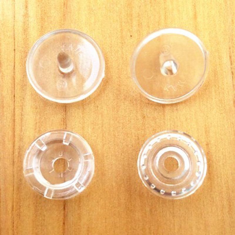 华联扣透明塑料四合扣摁kam1000套t3t5t8透明色