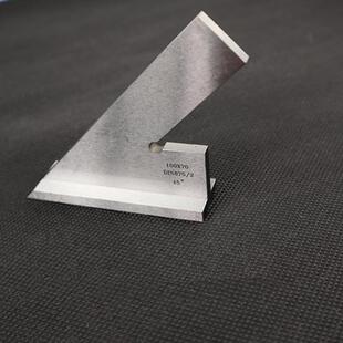 凡莜工业级2级器45°度带座平口角度尺量角器角度仪划线精密