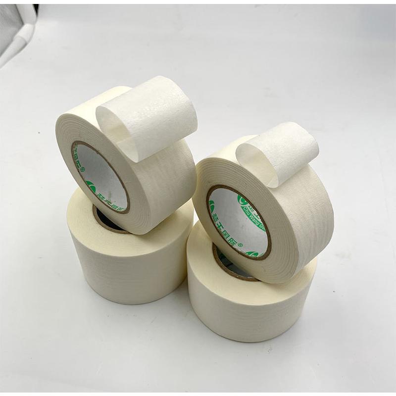 美纹纸胶带白色可书写油漆遮蔽油漆强力辅料粘性强不留胶皱纹纸带