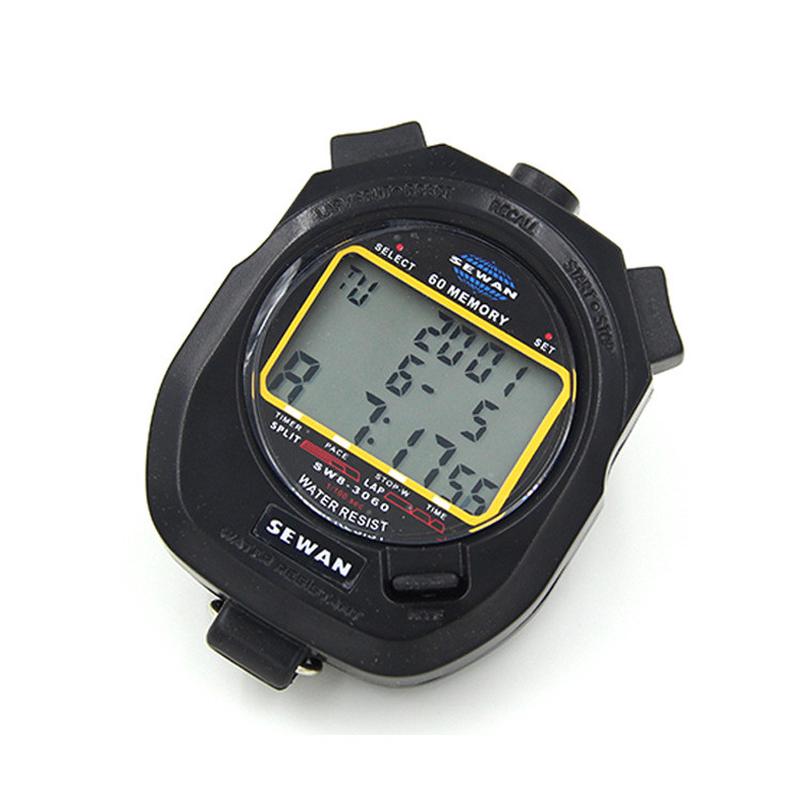 秒秒表sw8-3060三排60道1/100世运倒计时器跑步田径运动裁判用表