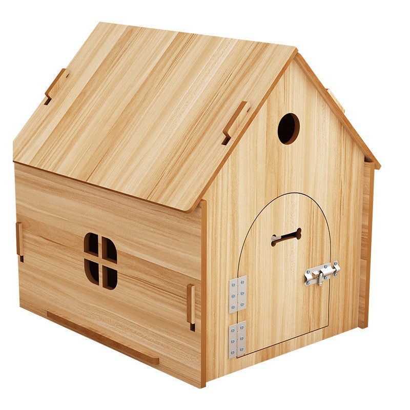 可拆洗狗窝四季通用狗屋猫窝室外猫笼狗笼防水小型犬加厚款狗房子