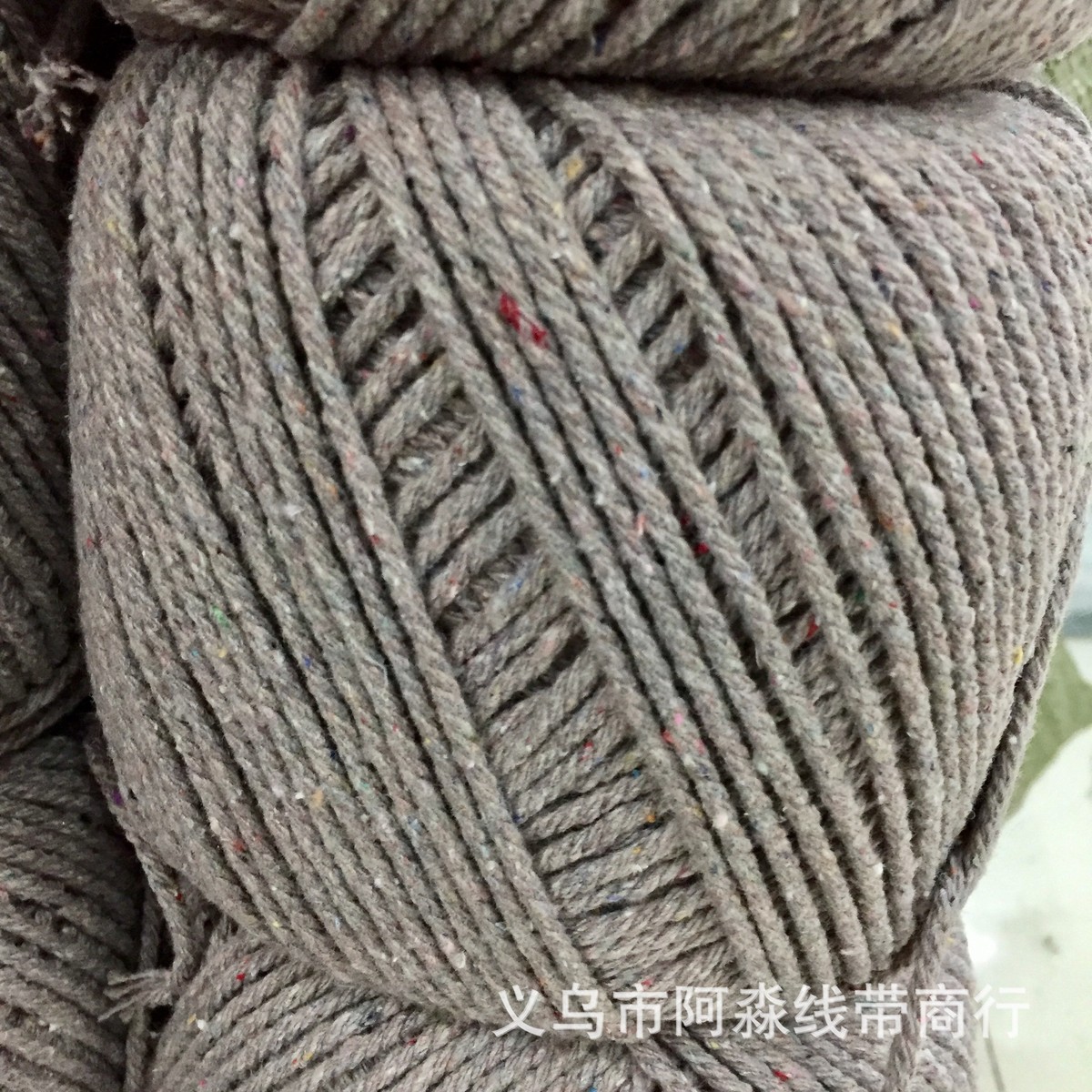2mm-5mm灰色包边夹边绳坎绳嵌线绳三股线开线包芯棉绳服装diy辅料