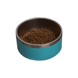 直供不锈钢宠物碗32 64oz猫碗加厚圆柱形狗盆宠物喂食器