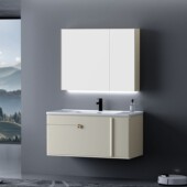 2024浴室柜组合一体陶瓷盆卫生间厕所洗手脸盆洗漱台落地现代