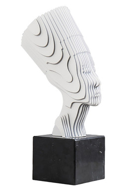 现代轻奢创意金属人物雕塑客厅电视柜办公室抽象艺术摆件家居饰品