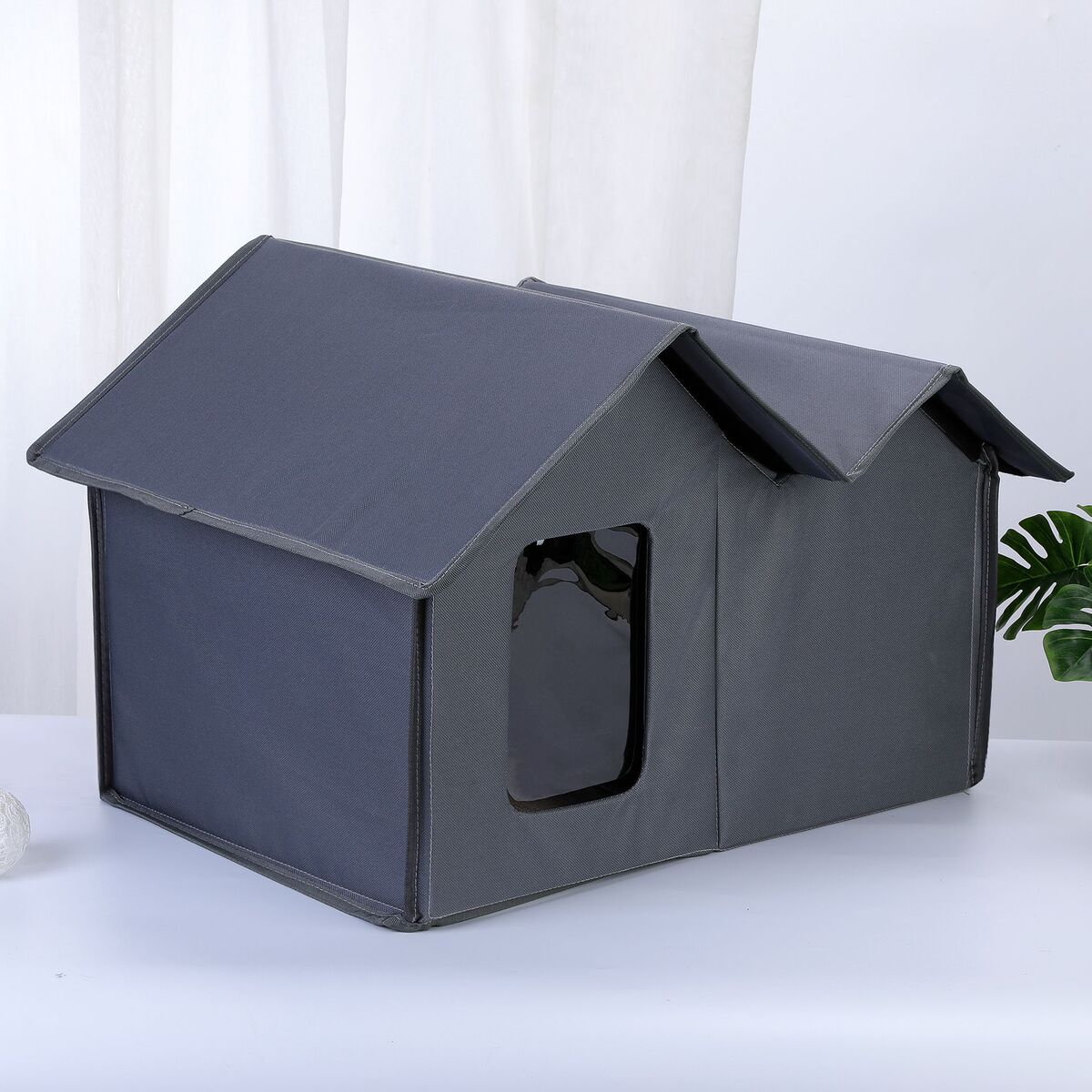 防水别墅流浪猫窝狗屋户外保暖猫狗窝可拆洗方便收纳四季通用