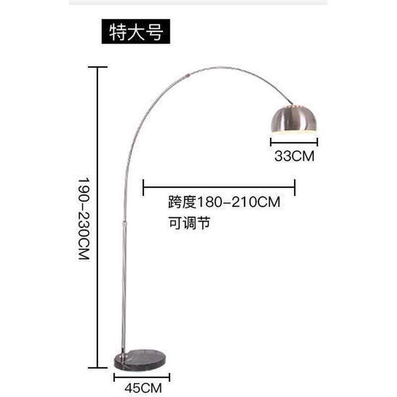 北欧钓鱼落地灯现代简约客厅沙发卧室床头设计师轻奢书房书桌台灯