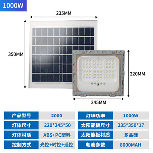 太陽能投光燈庭院燈天黑自動防水投光燈家用戶外燈亮超亮感應路燈