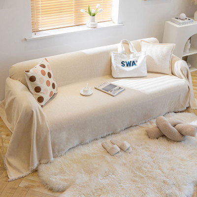 5h6s批发防猫爪沙发盖布大尺寸感四季通用超沙发巾全盖ins风大盖