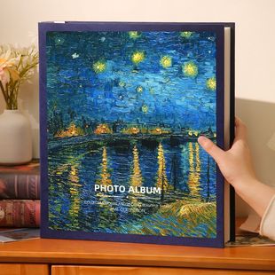 6寸1000张相册本大容量莫奈家庭相册本宝宝成长纪念册5寸混装 奥跃