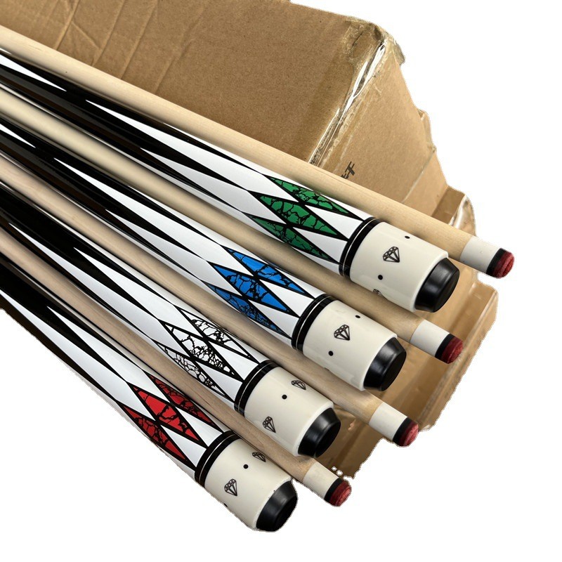 黑波次杆大头杆中式批发八桌球杆11.5mm大头杆台球配件工厂