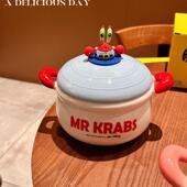 卡通ins螺蛳粉萌趣面碗海绵宝宝系列汤碗宿舍碗泡面碗双耳碗清新