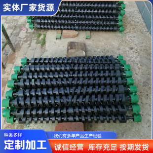 橡胶螺纹托辊橡胶托辊型平行托辊组铸胶托辊双向橡胶螺纹托辊厂家