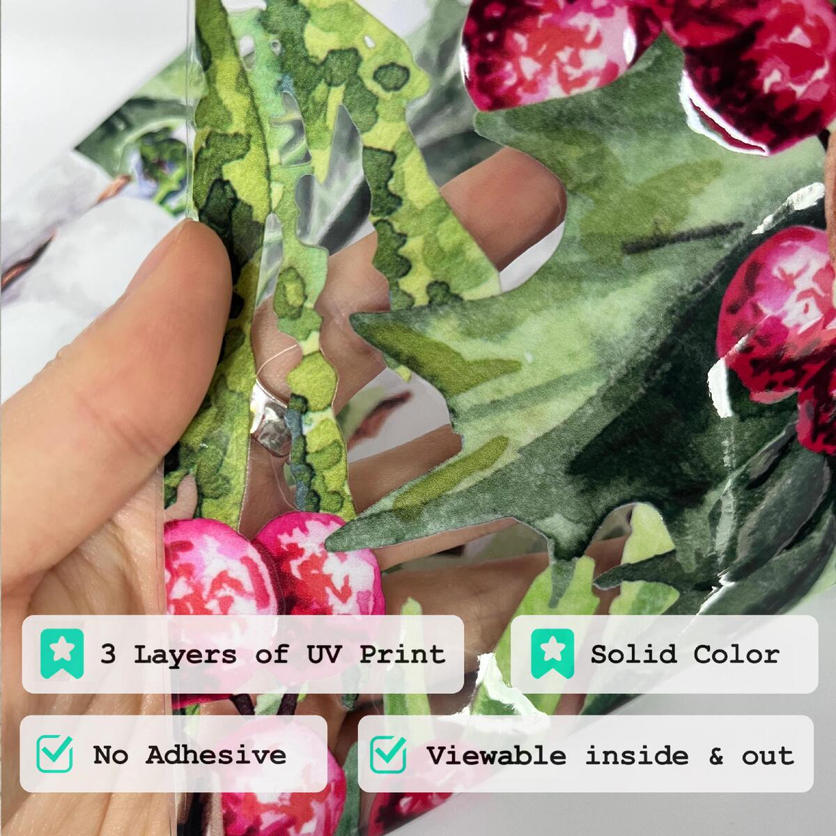 装饰贴纸圣诞funlife贴膜静电免胶水彩透光窗户玻璃贴花se359