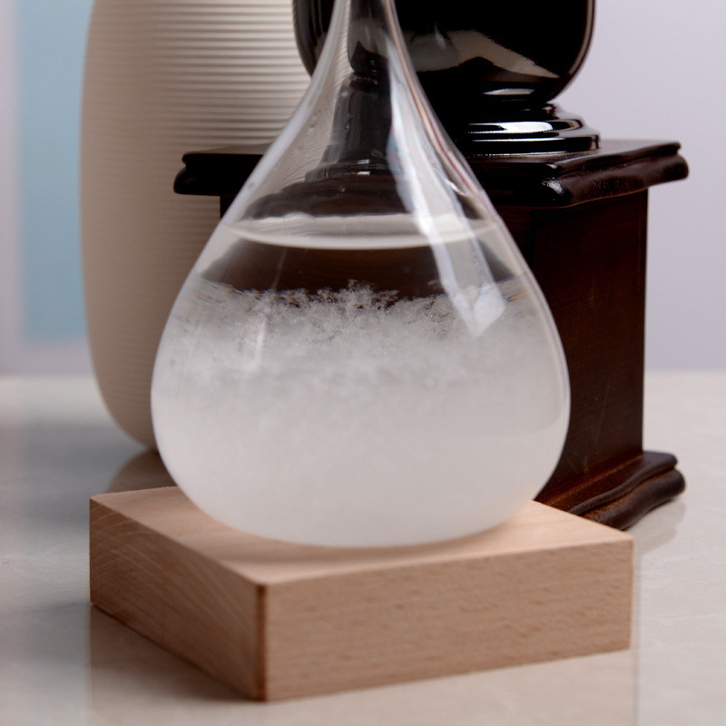 创意天使摆件风暴瓶天气预报瓶子玻璃工艺品家居饰品情人节