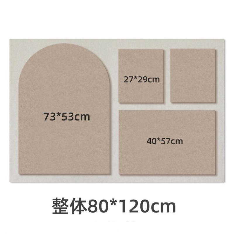 自粘背胶毛毡板墙贴彩色留言板软板照片墙装饰背景墙装饰板展示板