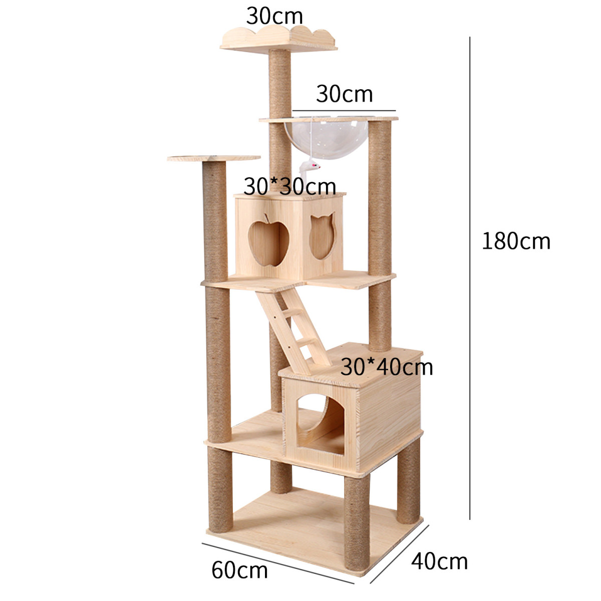 实木猫爬架实木实心柱爬diy猫爬架资质猫爬架材料可定制