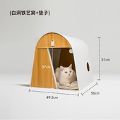 木质宠物家用别墅室内猫窝猫屋超大自由空间定制狗狗豪华别墅