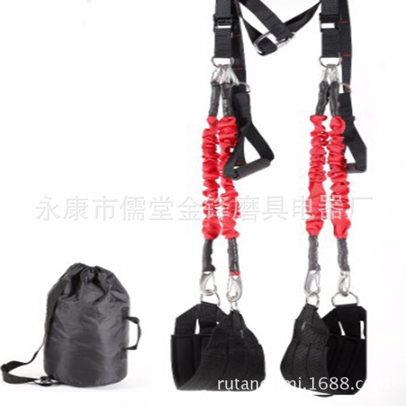 4dpro训练绳空中瑜伽拉力带带空中瑜伽弹力带蹦极阻力绳训练活力