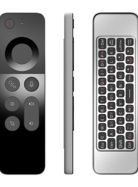 wechip W3 2.4G语音飞鼠遥控器无线键盘体感空中鼠标适用安卓盒子