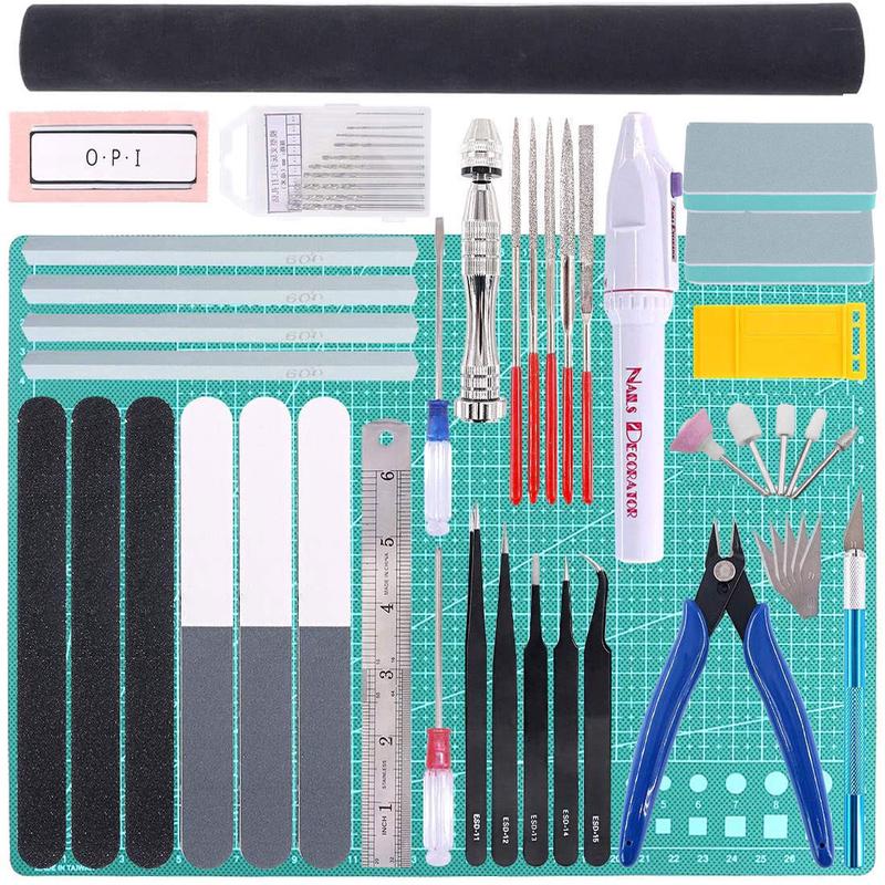 55件模型工具套装DIY改装工具模型拼装工具套装跨境货源