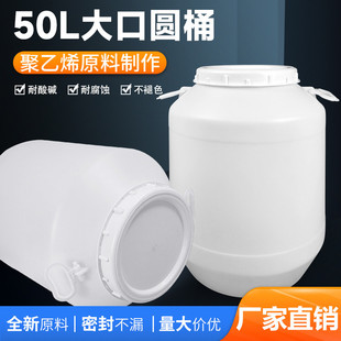 50l升白色50kg公斤塑料罐包装 桶蓝色化工桶塑胶桶 桶包装