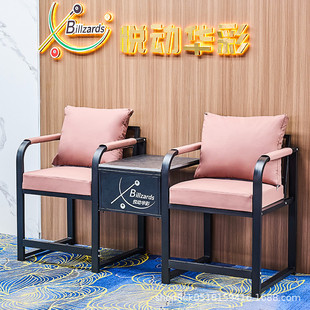 定制加工沙发座椅球休息区简约风格观战台球室台球厅沙发观桌球椅