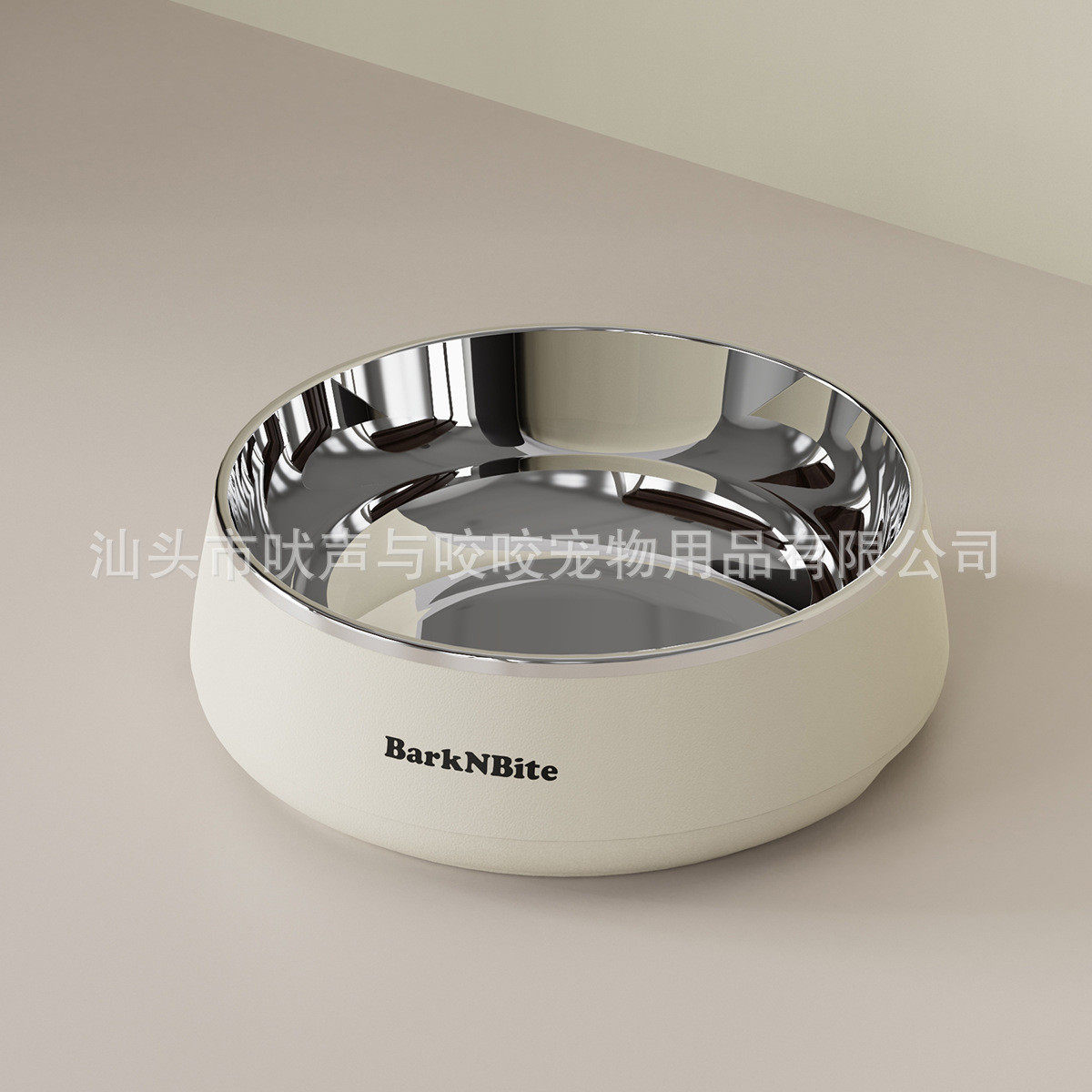 狗碗304不锈钢狗盆中大型狗狗慢食碗防打翻批发宠物用品barknbite