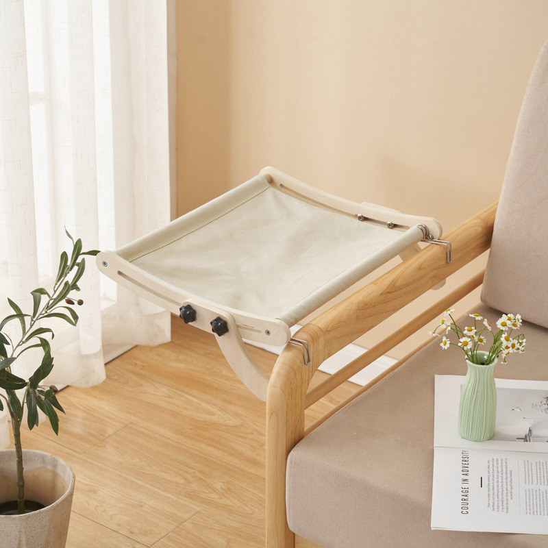 猫床猫挂床阳台窗户猫咪木质挂床悬挂猫窝床边四季通用猫吊床