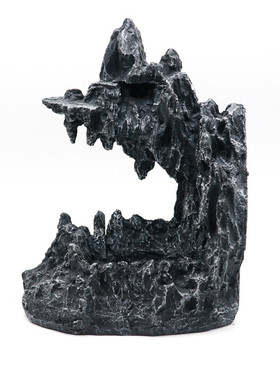 草缸鱼缸流沙瀑布成品假山套餐diy石山水族动力大小型仿松皮造景