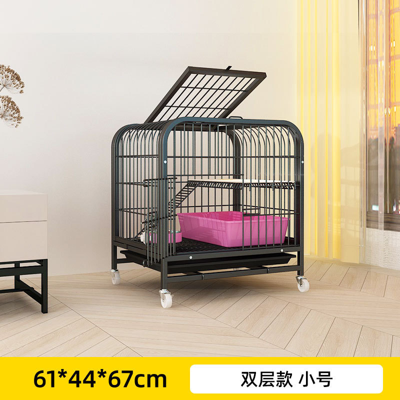 猫笼猫别墅超大一体家用室内带厕所自由空间猫屋猫咪猫舍猫笼厂家