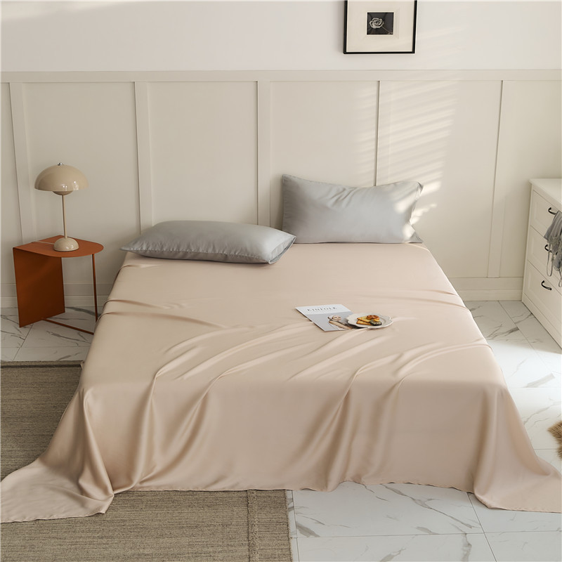 60支兰被罩天丝单品仅床单夏季纯色莱赛尔床笠丝滑凉感单件被套精