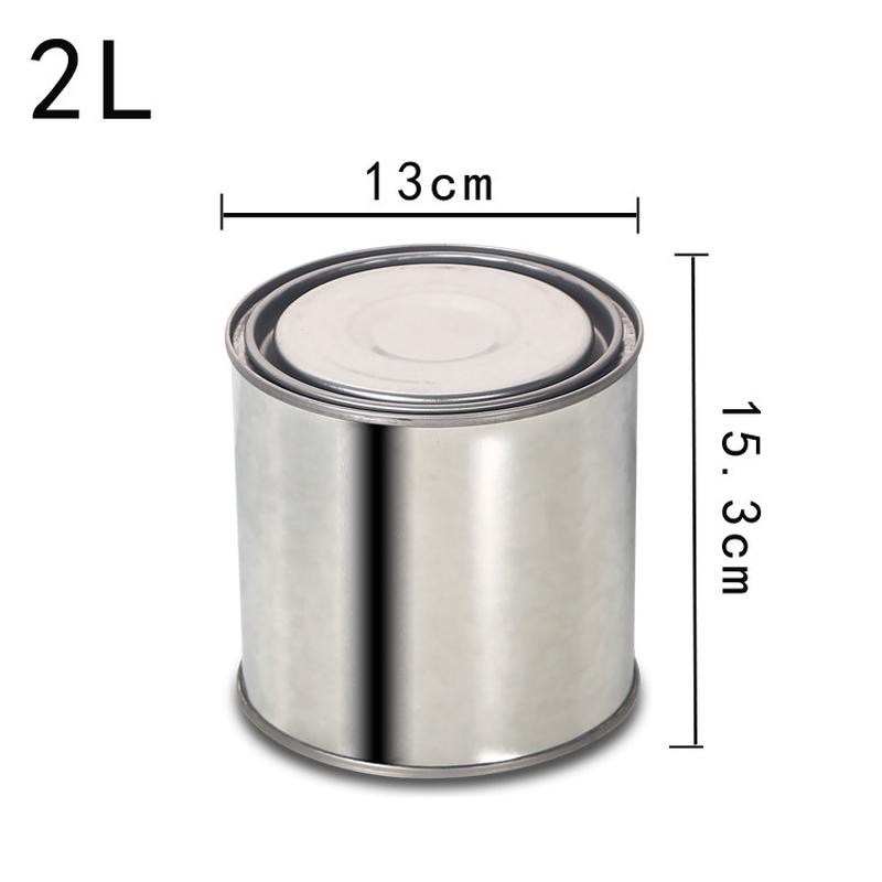 铁皮调漆罐油漆桶小密封桶空桶铁罐带盖加厚马口铁桶0.3-20l其他