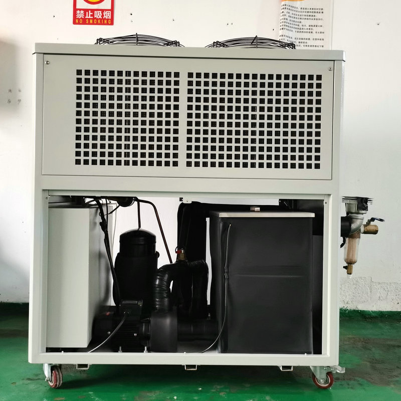 热销厂家供应风冷式冷水机5匹风冷注塑制冷冷水机箱低温小型冷水